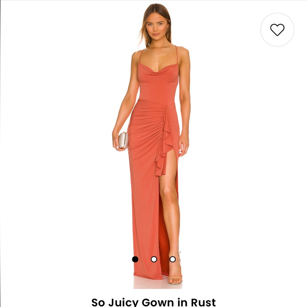Katie May So Juicy Gown in Rust / Terracotta - Size Medium